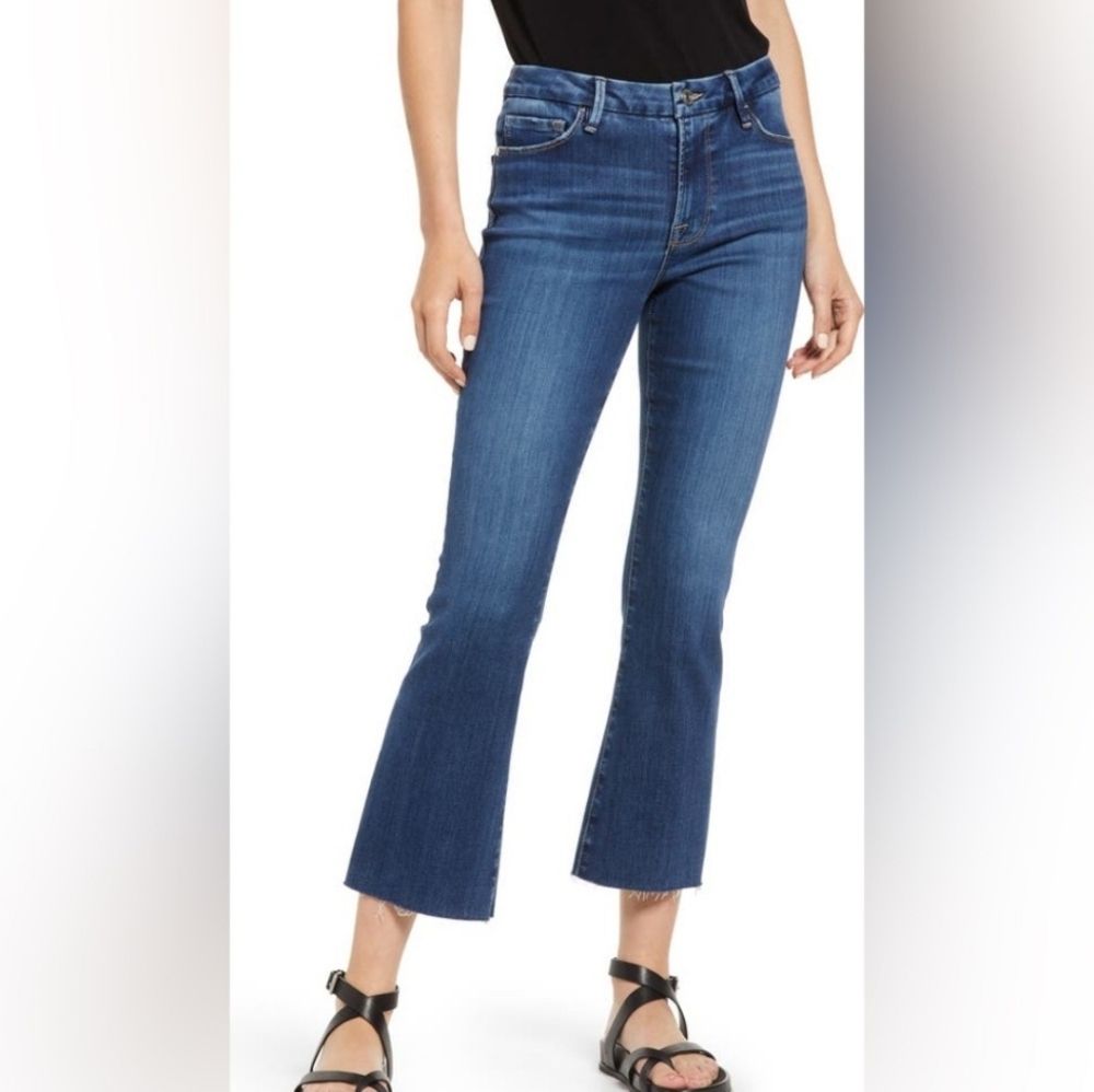 Frame Le Crop Mini Bootcut Jeans Size 28 - Picture 1 of 8